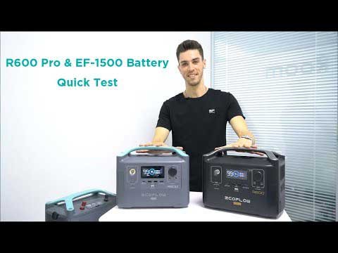 EcoFlow R600 PRO Quick Test