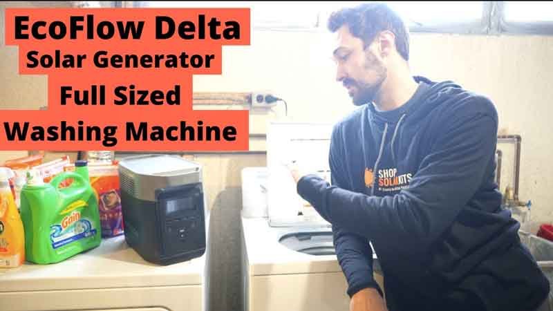 Can The EcoFlow Delta Handle Washing Machine