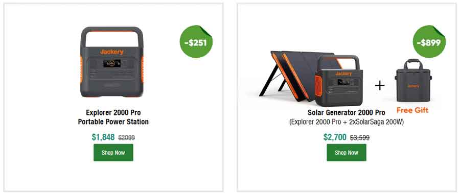 Jackery Explorer 2000 Pro