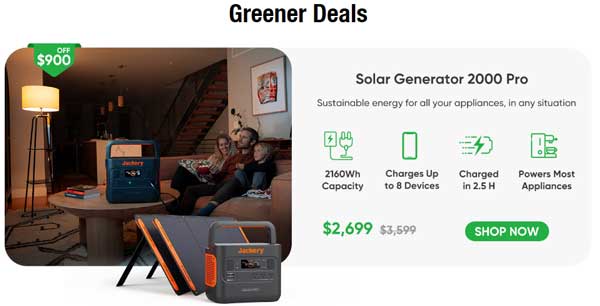 Jackery Earth Day Sale