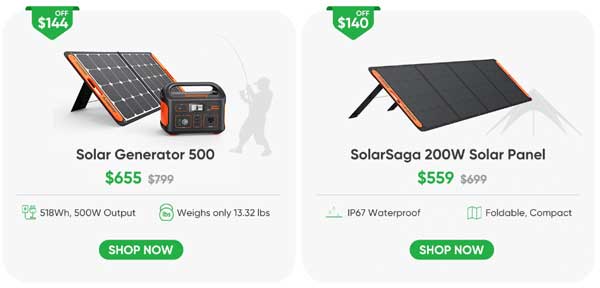 Jackery Earth Day Sale