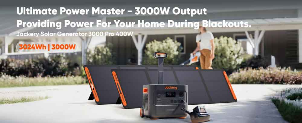 Jackery Solar Generator 3000 Pro