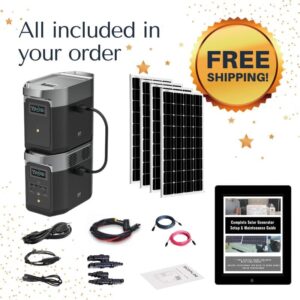 EcoFlow DELTA 2000wH Solar Kit