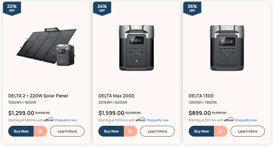 Ecoflow Delta Series