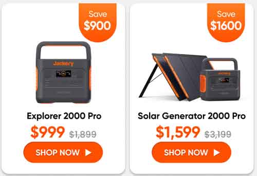 Jackery Clearance Event