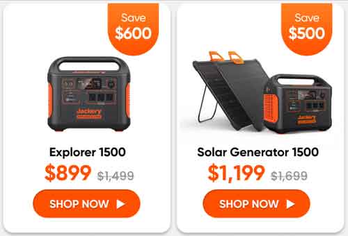 Jackery Clearance Event