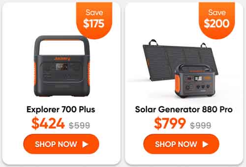 Jackery Clearance Event