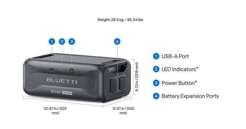 B300K Expansion Battery
