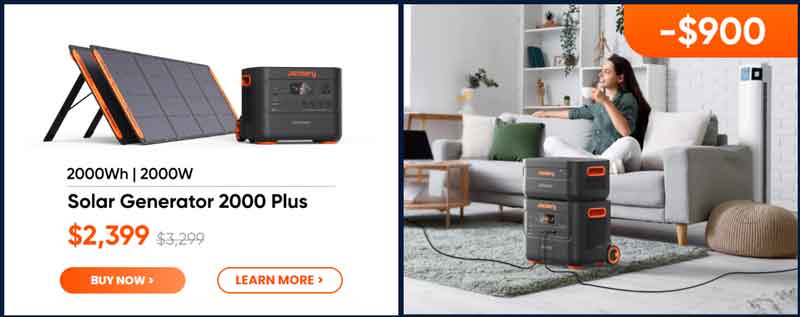 Jackery Home Backup Sale