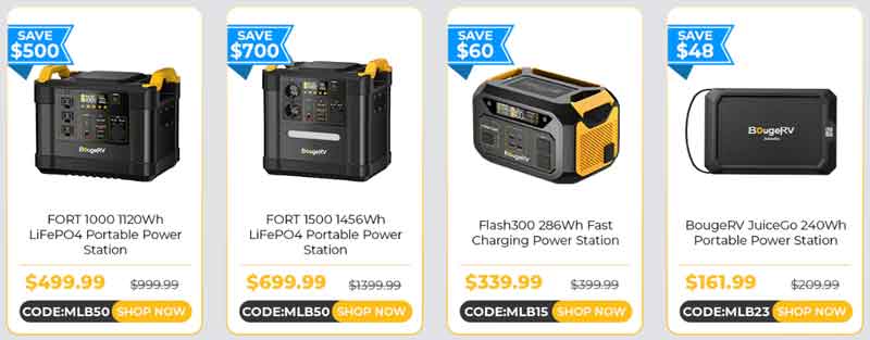 BougeRV Tailgate Sale