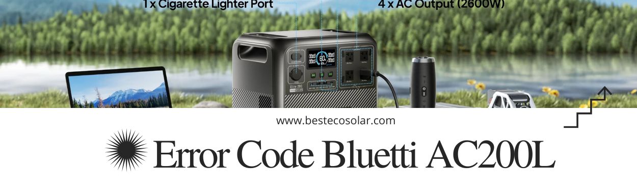 Error Code Bluetti AC200L