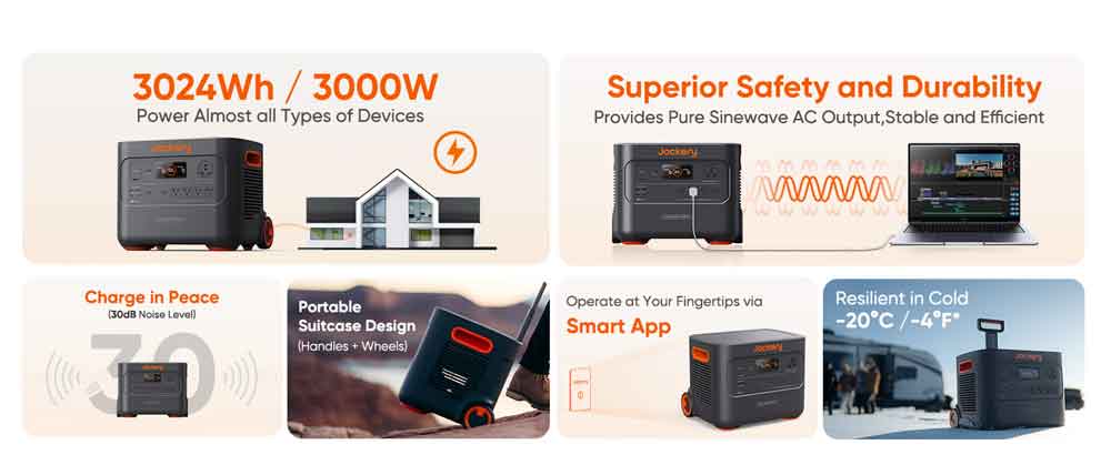 Jackery Solar Generator-3000 Pro
