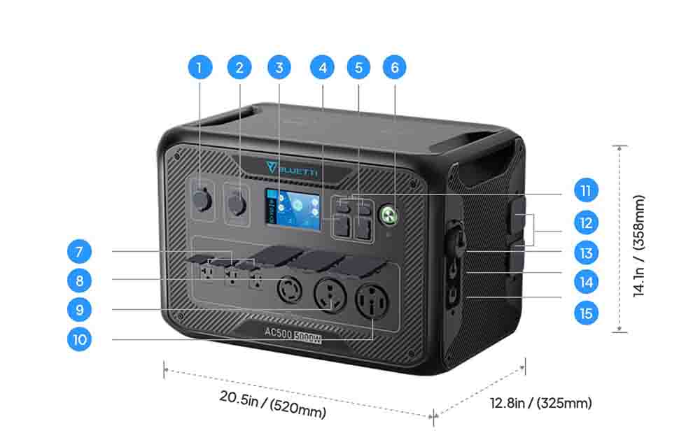 BLUETTI AC500 B300K