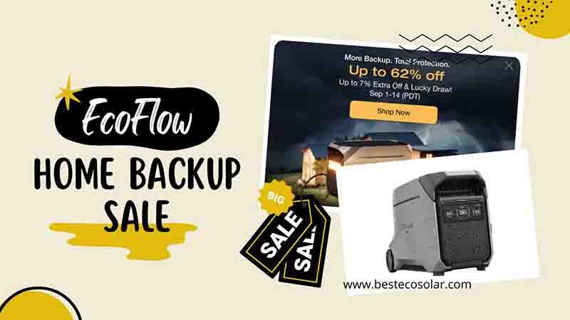EcoFlow Home Backup Sale