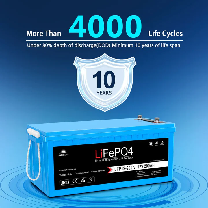 12V LiFePo4 Lithium Battery