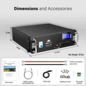 48V 100AH Server Rack LiFePO4
