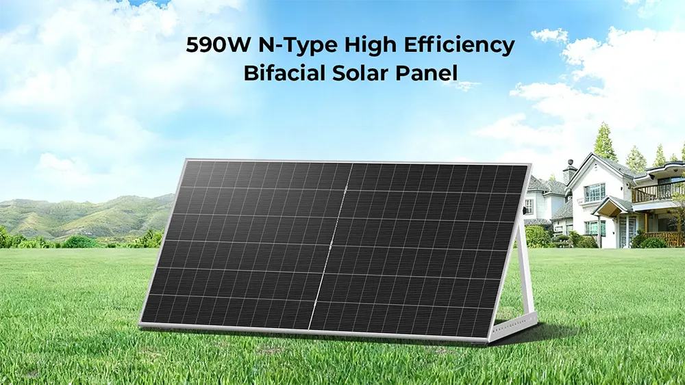 590Watt Bifacial Monocrystalline