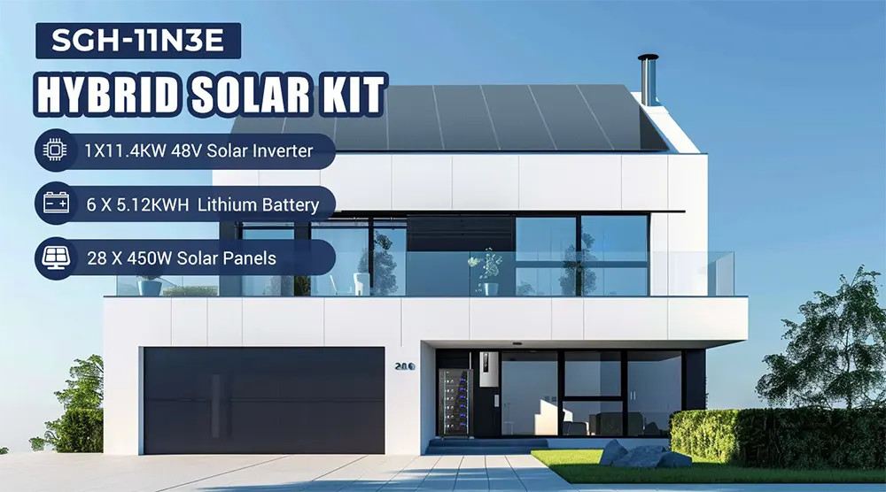 Hybrid Solar Kit 30.72KWH