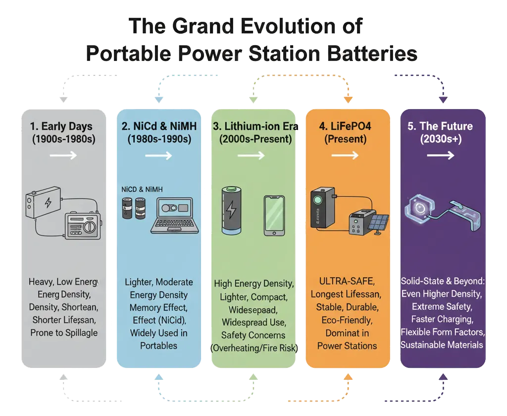 Power Station Battery Evolution