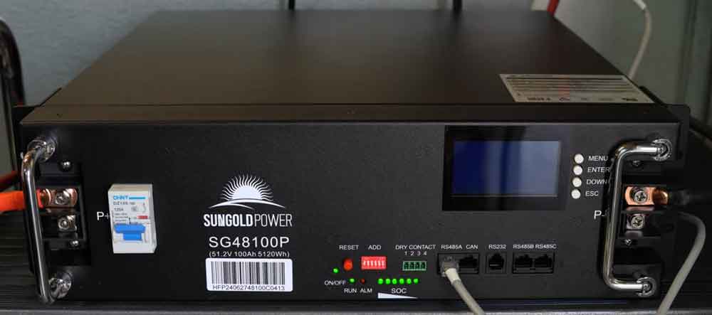 SunGoldPower 48V 100Ah Battery
