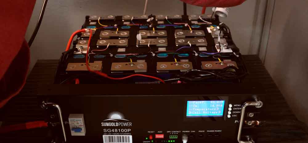 SunGoldPower 48V 100Ah Battery
