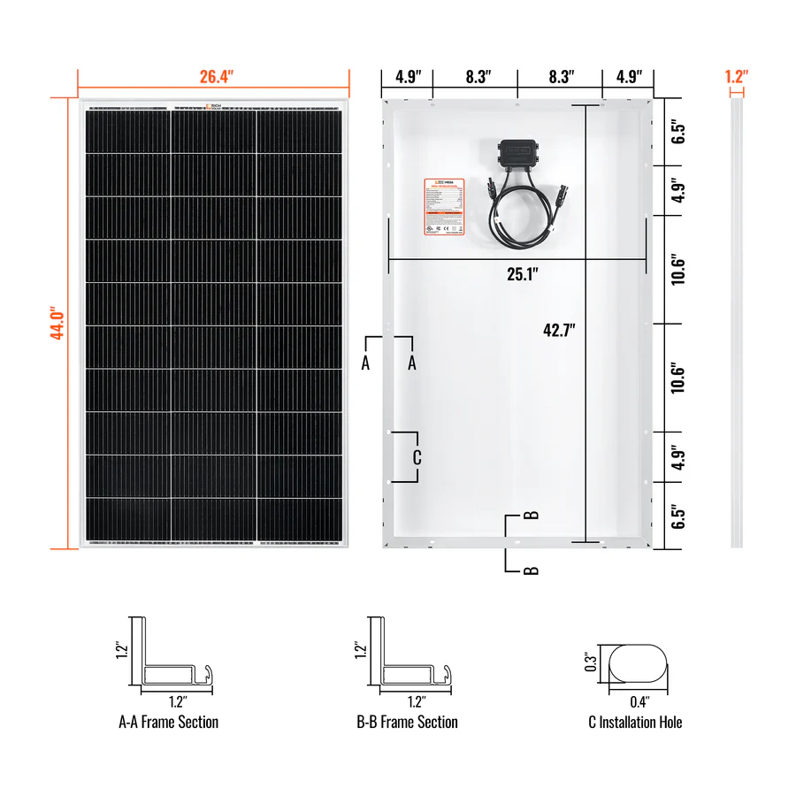 150 Watt Solar Panel