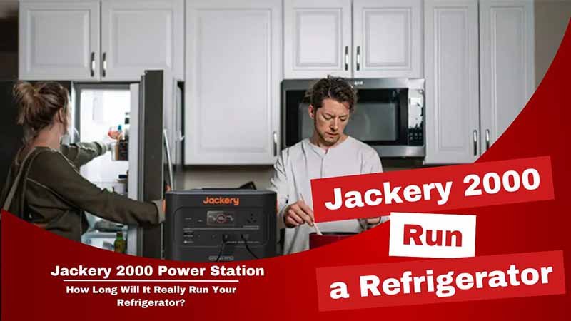 Jackery 3000 Refrigerator Runtime