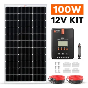 100 Watt RV Solar Kit