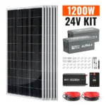 Complete Solar Kit 1200 Watt 24V