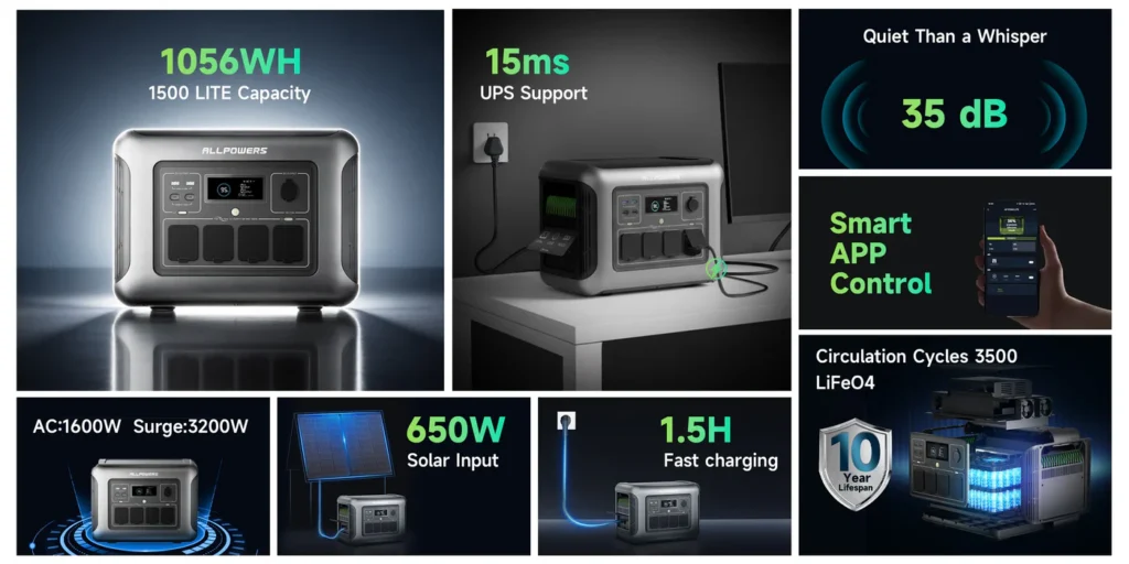 ALLPOWERS R1500 LITE Power Station