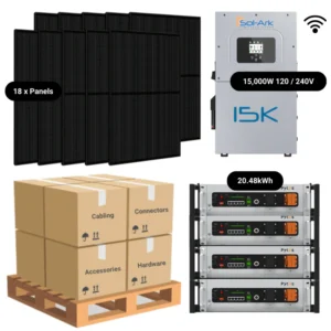 Complete Solar Kit 7.92kW - Sol-Ark 15K Inverter
