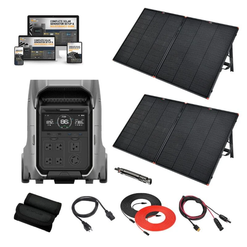 EcoFlow DELTA PRO 3 Solar Kit