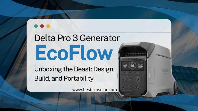 EcoFlow Delta Pro 3 Generator