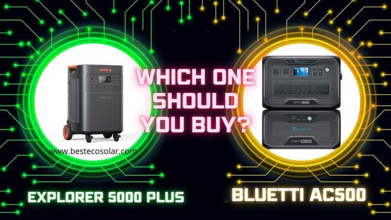 Jackery Explorer 5000 Plus vs BLUETTI AC500