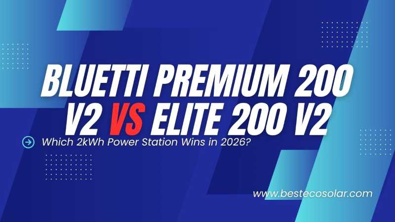 BLUETTI Premium 200 V2 vs Elite 200 V2