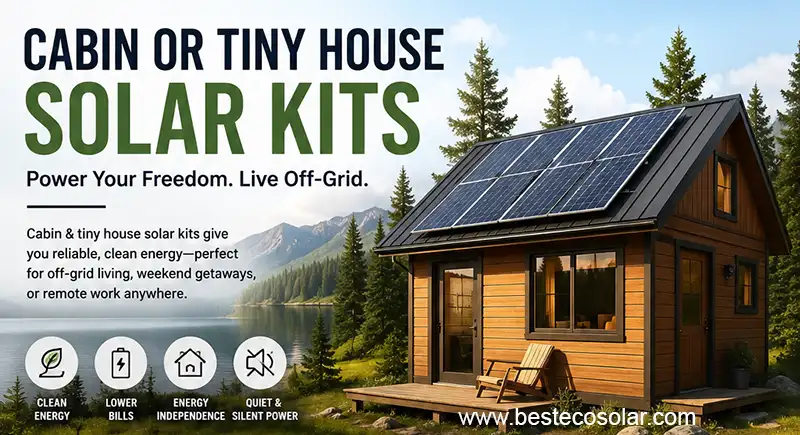 Cabin or Tiny House Solar Kits