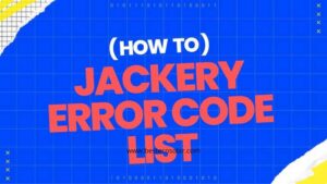 Jackery Error Code List