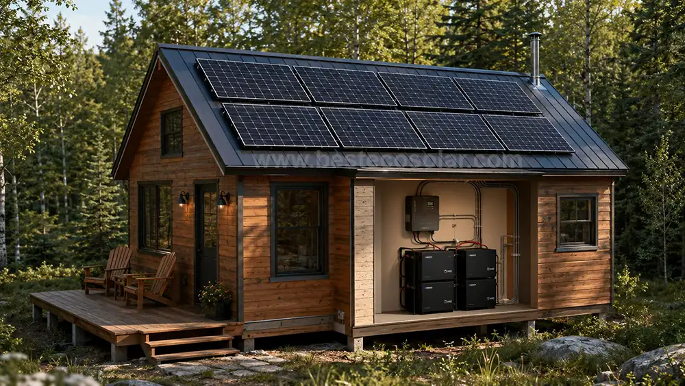 Off-Grid Solar System for Cabin