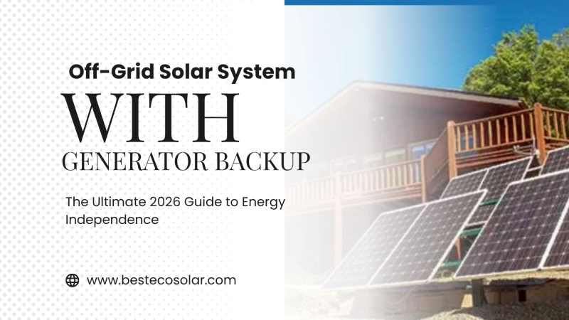 Off-Grid Solar System with Generator Backup