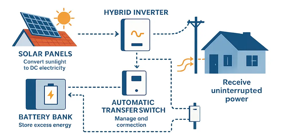 Solar Battery Backup System