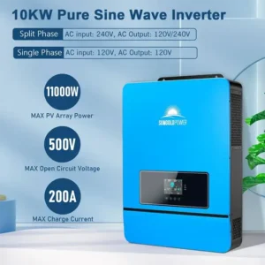 10 kW 48 V Solar Inverter Split-Phase