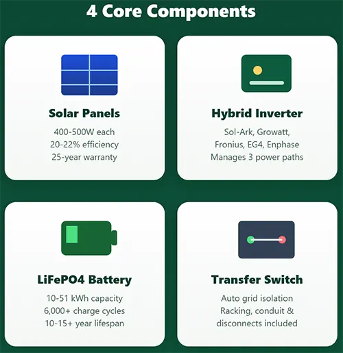 Hybrid Solar Power Kits