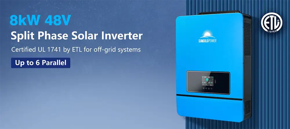 8KW 48V Solar Inverter Split Phase