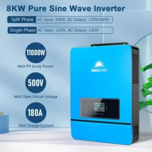 8KW 48V Solar Inverter Split Phase