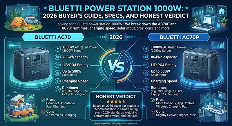 Bluetti Power Station 1000W