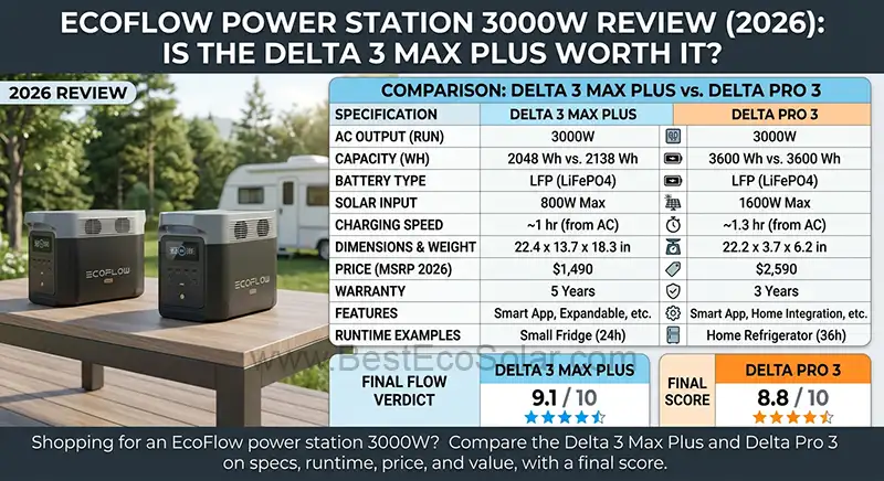 EcoFlow Power Station 3000W