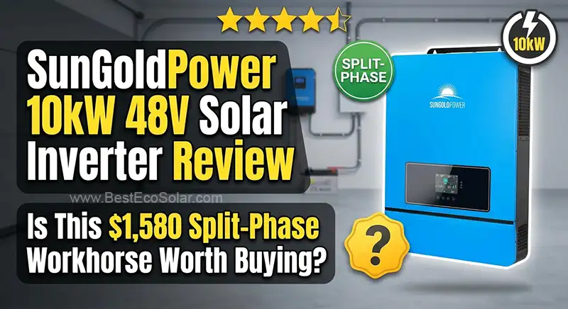 SunGoldPower 10kW 48V Solar Inverter Review